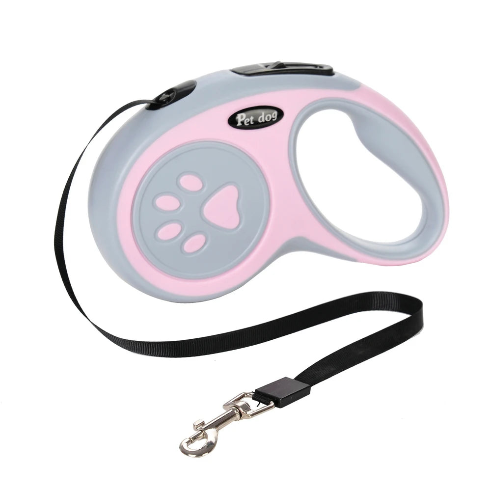 Pet Walking Lead One-Button Lock Non-Slip Handle for Small Dogs Cats Training Hiking Puppy Supplies