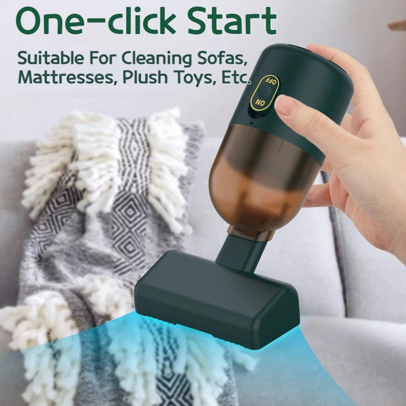 Handheld Car Vacuum Cleaner, Portable Cordless, Dual use of blowing and suctionMulti-Nozzles, for Car, Home, Pet, Office