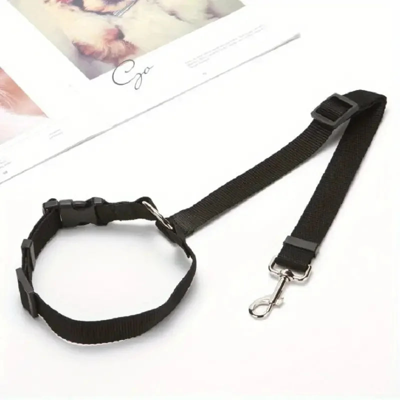 Pet Dog And Cat Seat Belt Safety Rope Car Headrest Restraint for Small Dogs Car Seat Belt Accessories