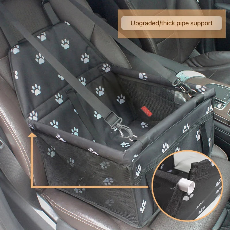 Pet Car Cushion Dog Cat Safety Seat Cushion Rear Seat Special Outgoing Waterproof Car Seat Kennel Bed Small Pet Carrying Basket