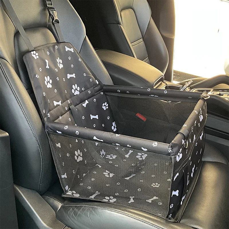 Pet Car Cushion Dog Cat Safety Seat Cushion Rear Seat Special Outgoing Waterproof Car Seat Kennel Bed Small Pet Carrying Basket
