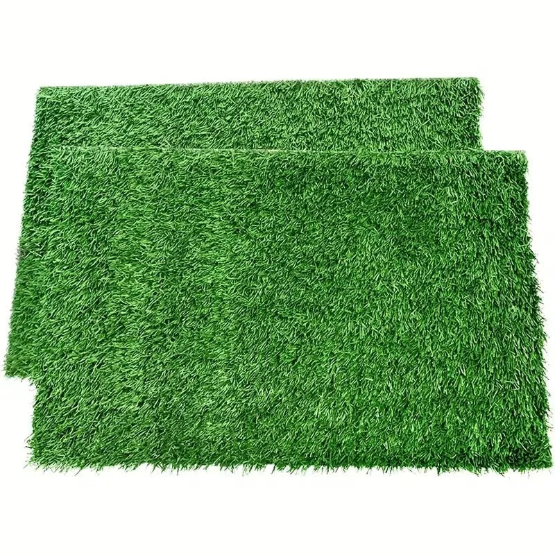 Dog Grass Mat Washable Reusable Odor Control Training Pee Pad Non Slip Backing Easy Clean Pet Potty Mat Accessories