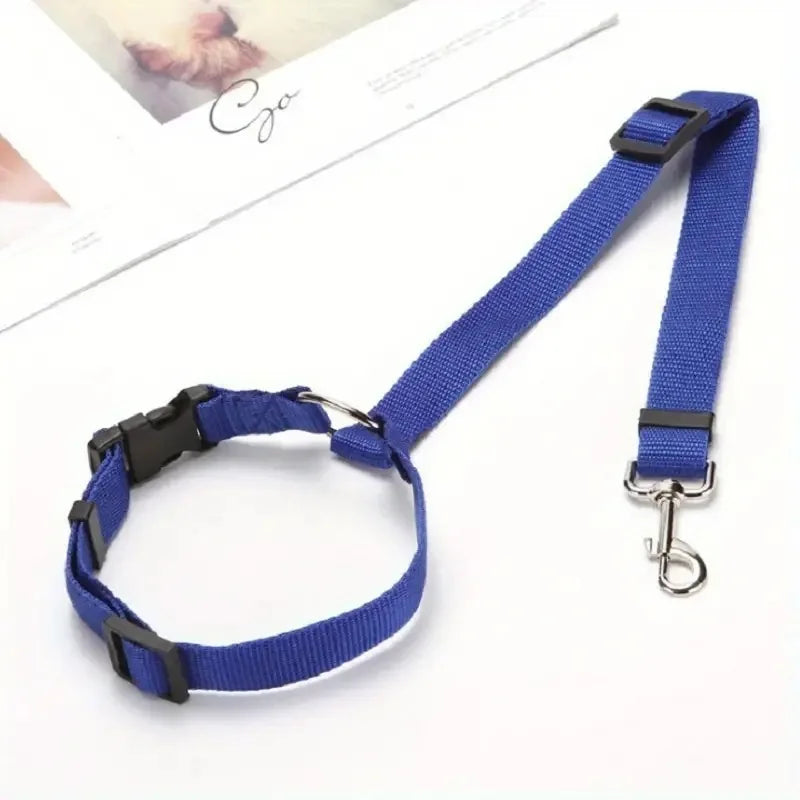 Pet Dog And Cat Seat Belt Safety Rope Car Headrest Restraint for Small Dogs Car Seat Belt Accessories